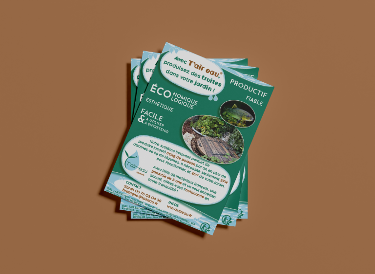 Flyers de présentation de l'entreprise
